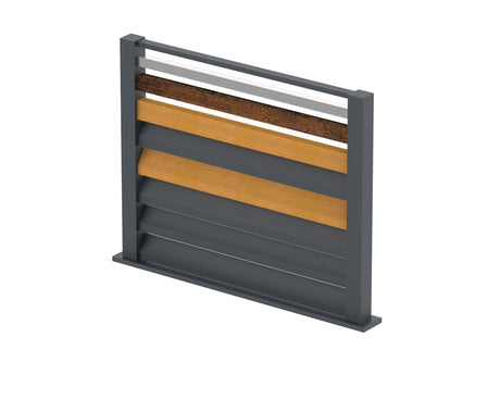 Próbka ogrodzenia wolnostojącego 1x0,9m