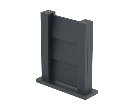 Próbka ogrodzenia 0,3x0,4m wolnostojąca dla listew żaluzjowych FG/L8x120