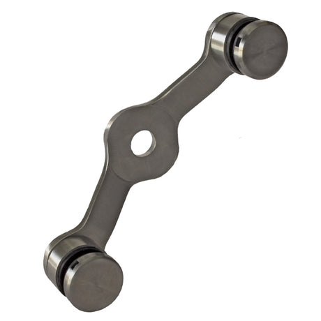 Uchwyt do szkła spider podwojny AISI304, 2xD30mm/1