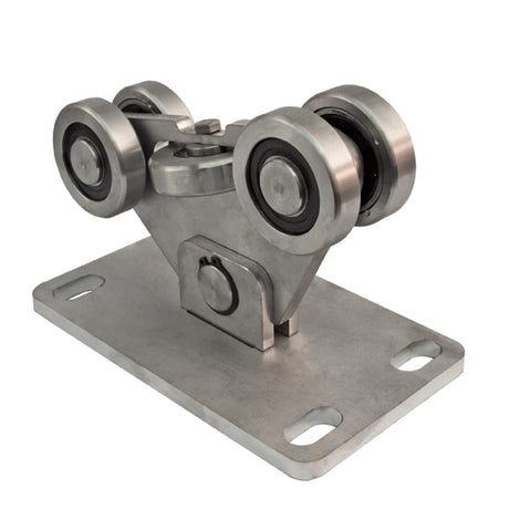 Wózek 5-rolkowy do bram samonośnych,AISI 304 60x60