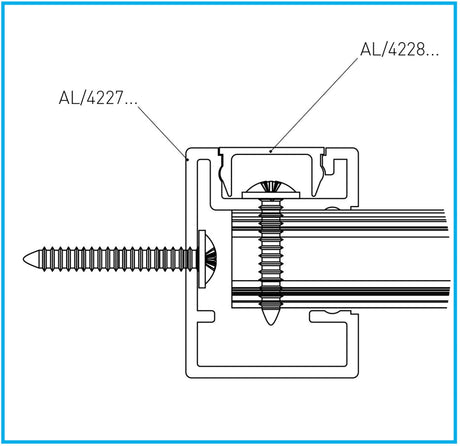 Aluminiowe wypełnienie ogrodzenia 17x107-6000mm