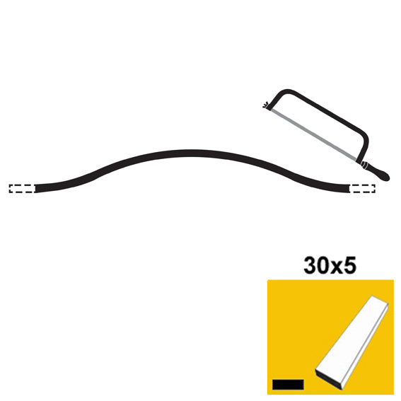 Łuk obły 30x5, p200, L1000-1300mm