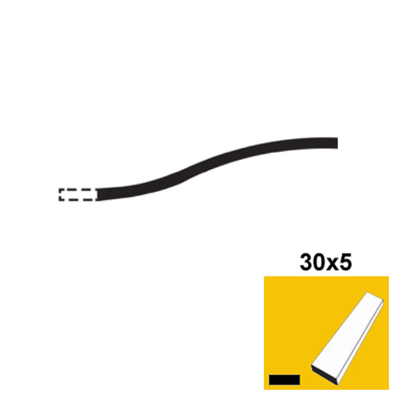 Łuk obły 30x5, p300, L2900mm