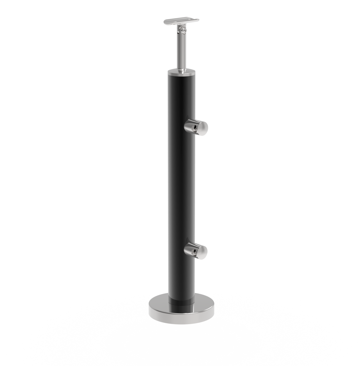 Słupek nierdzewny uzbrojony