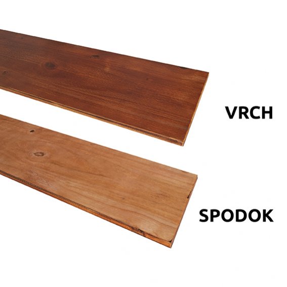 Półka ścienna WĄŻ czerwonobrązowa - 014