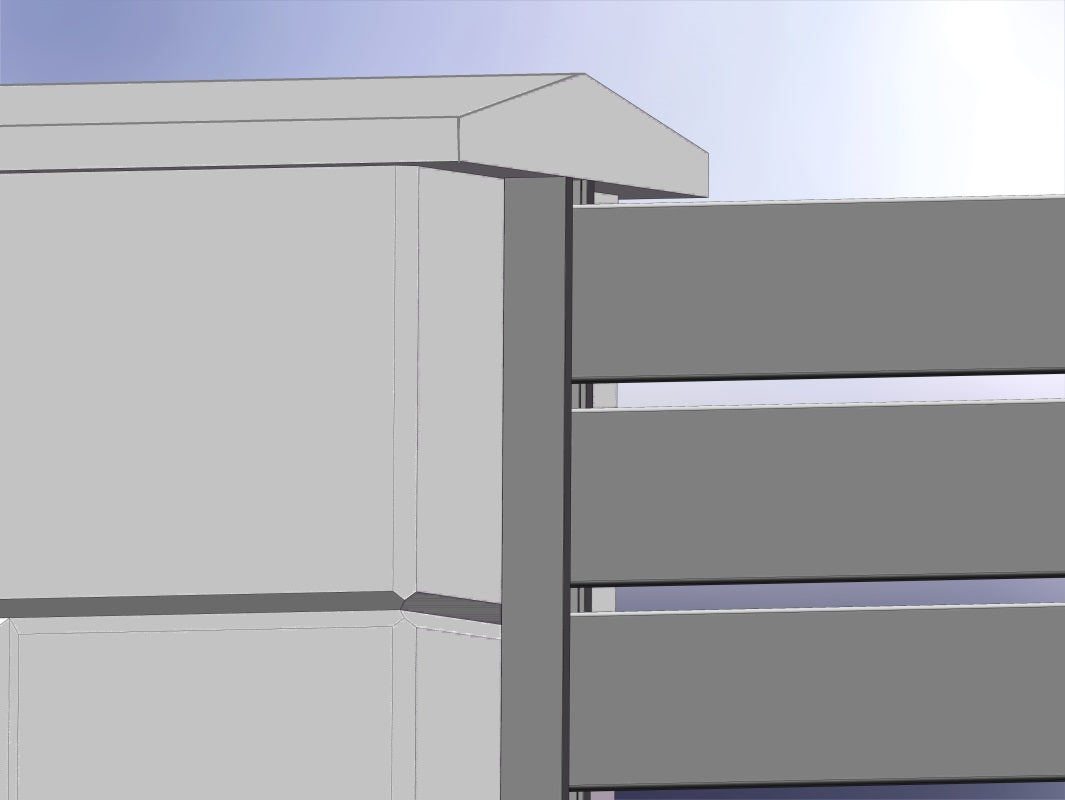 Aluminiowy adapter ogrodzeniowy do wypełnień 20/18/16/14 - 6000mm