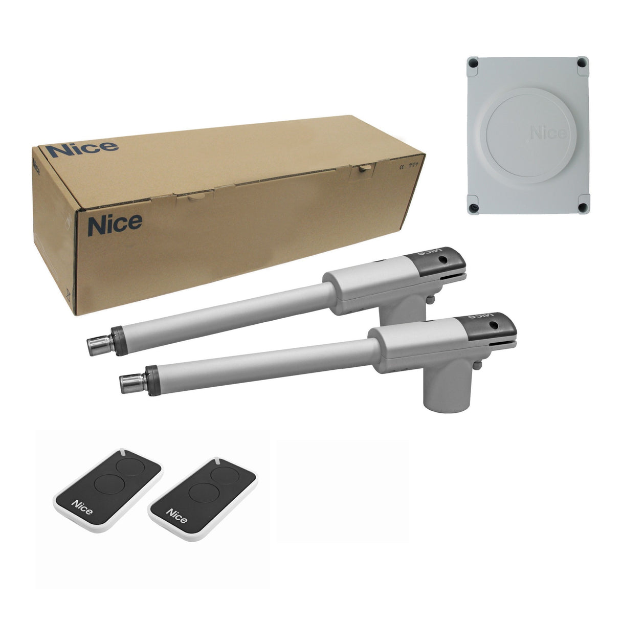 Nice napęd do bramy dwuskrzydłowej