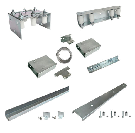 Teleskopowy system bramy. Max 15m, 2-dzielna