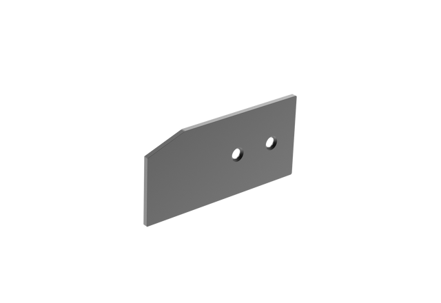 Aluminiowa osłona profili prowadzących bramy przesuwnej 105x50 R7016