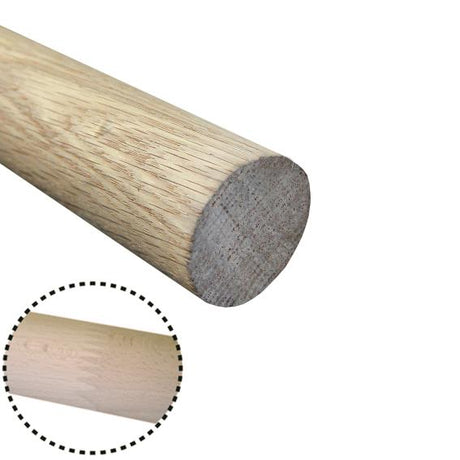 Poręcz z drewna dębowego