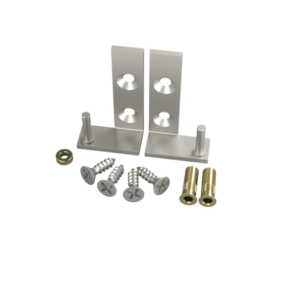 Rama do szklanych drzwi + zawias