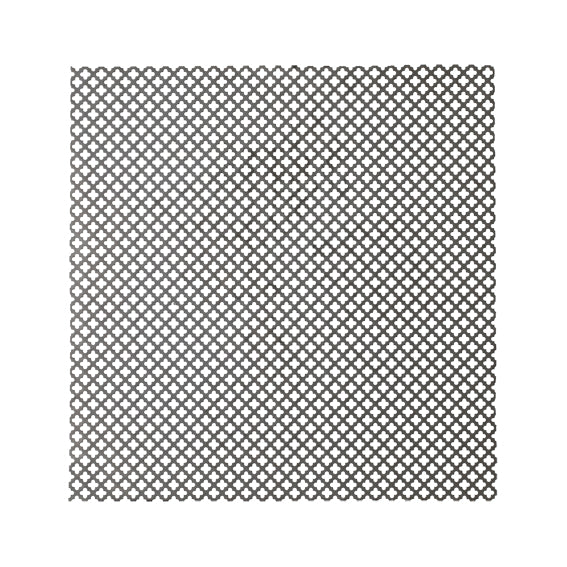 Blacha perforowana Fe Krzyżyk 10x10mm 1x2m