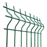 Zváraný plotový panel 3D ZnPVC 2500x1230x4mm zelená