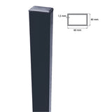 Stĺpik 60x40mm ZnPVC 1400mm antracit