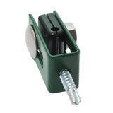 Uchwyt panelu zgrzewanego "U" ZnPVC zielony