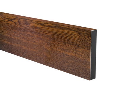 Aluminiowe wypełnienie ogrodzenia 20x120x1,2-6000mm ciemny orzech