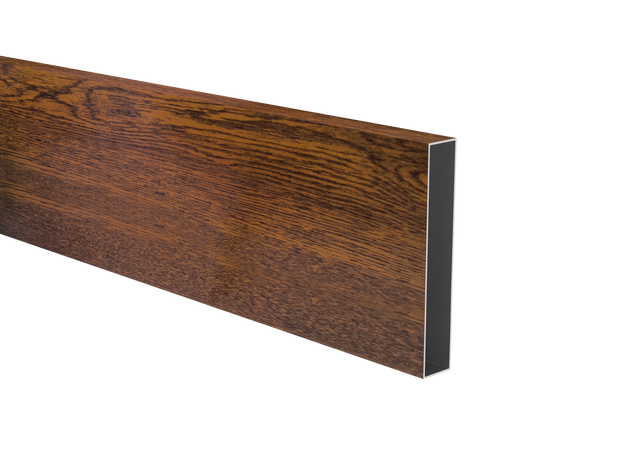 Aluminiowe wypełnienie ogrodzenia 20x120x1,2-6000mm ciemny orzech