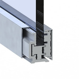 Listwa zasciskowa z taśmą osłonową alu 6-8-10mm