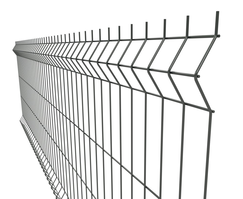 Welded panel fence ZnPVC 2500x1230x4mm anthracite