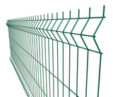 Zváraný plotový panel 3D ZnPVC 2500x1230x4mm zelená