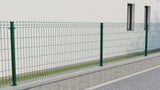 Zváraný plotový panel 3D ZnPVC 2500x1230x4mm zelená