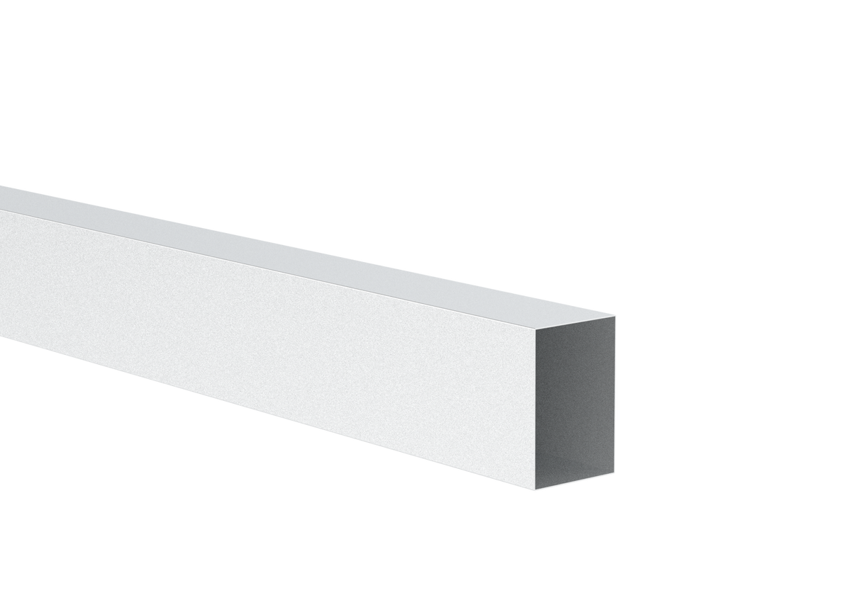 Aluminiowy wypełniacz ogrodzenia 40x60x1 - 6000mm naturalny