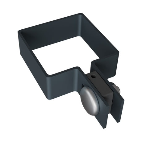 Końcówka obejmy na słupek ZnPVC 60x60mm antracyt