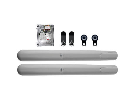 Napęd KEY do bramy dwuskrzydłowej, komplet z fotokomórkami