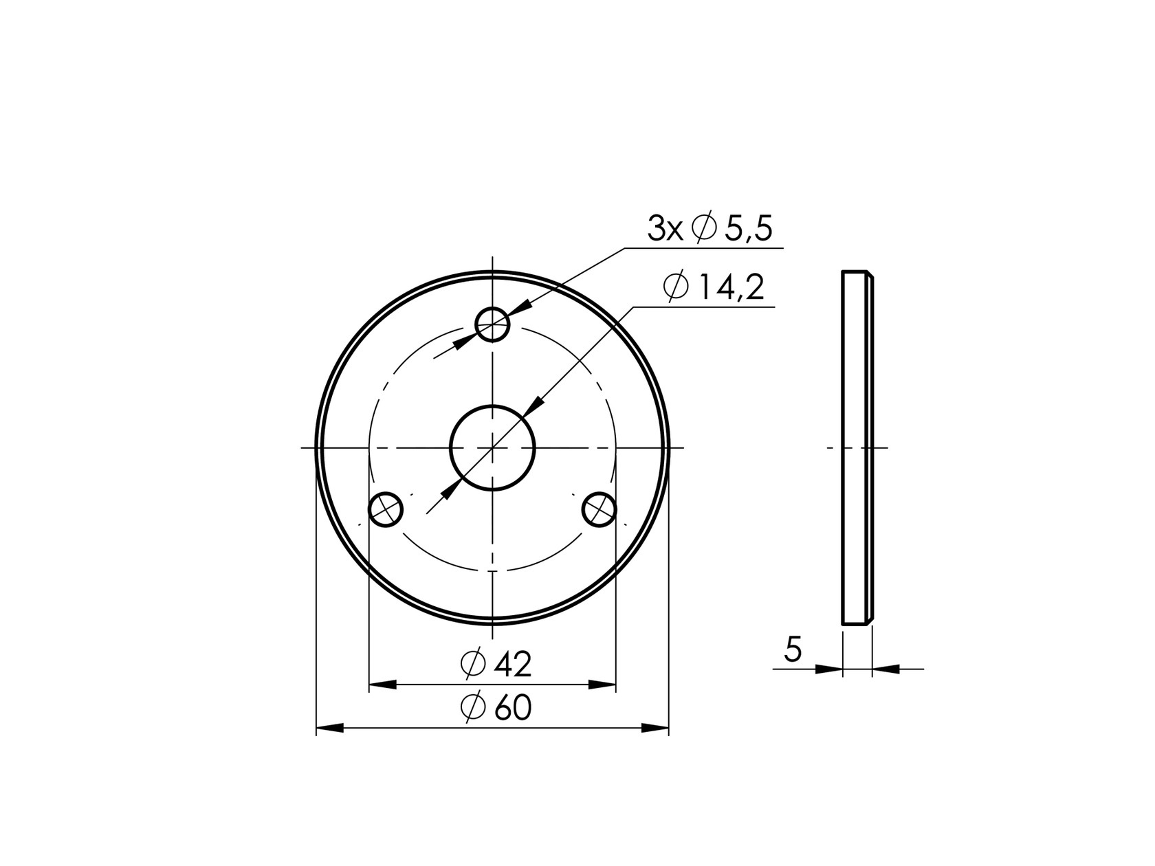 Stal nierdz.-Uchwyt poręczy ścienny