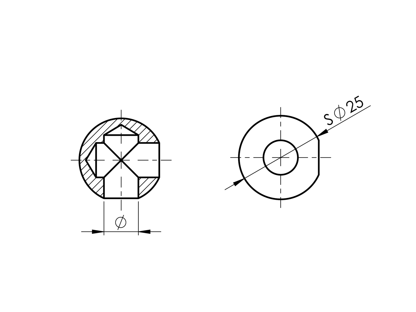 Łączniknarożny, kulka