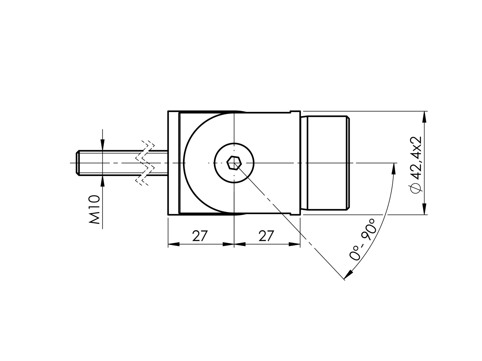 Kolanko przegubowe na rurę