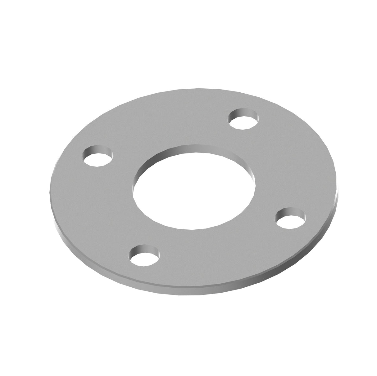 Krążek montażowy AISI304, D100/42,4mm, 4xd11, t4 r