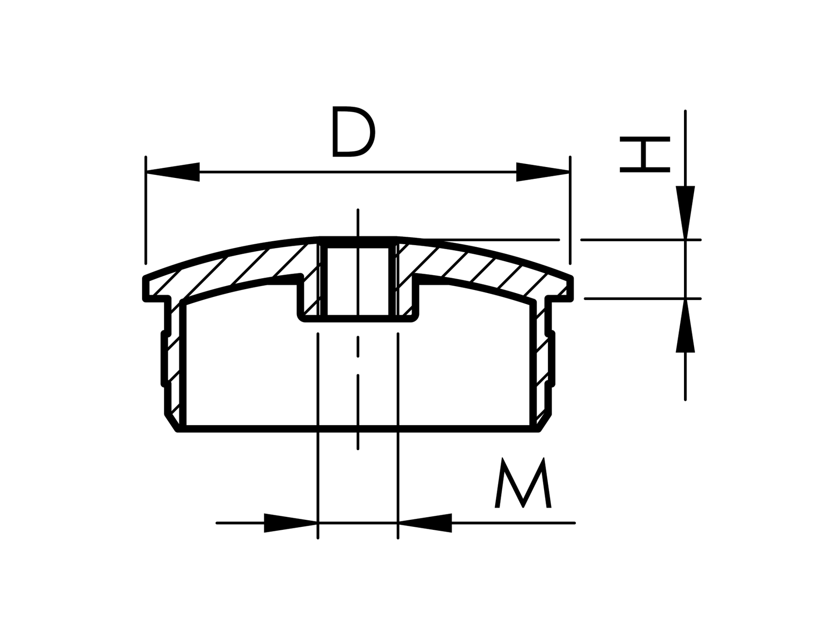 Zaślepka z gwintem AISI304