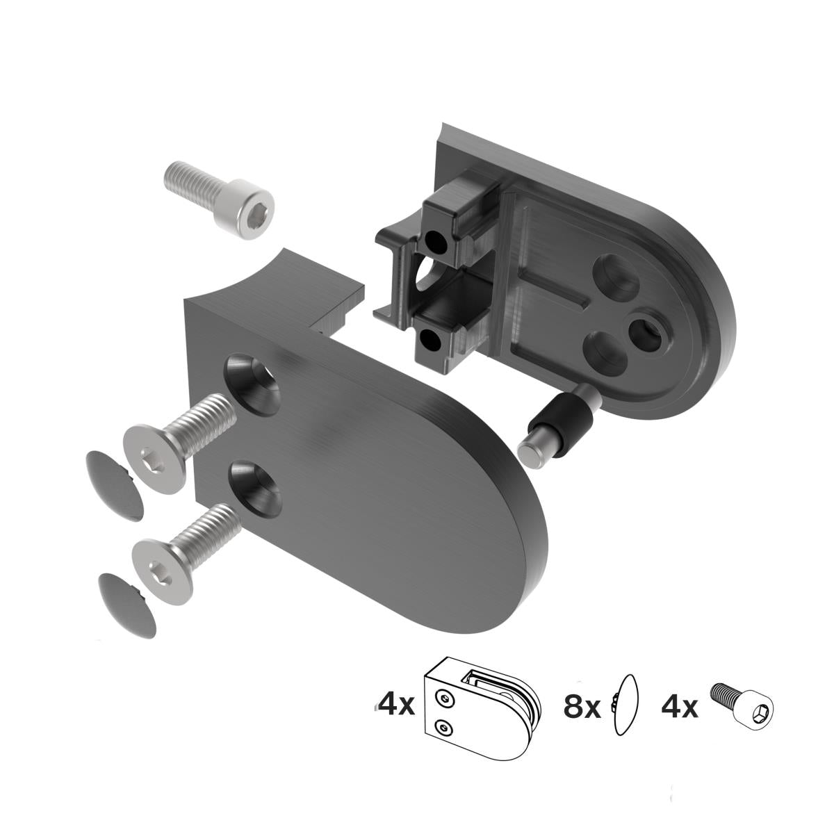 Uchwyt do szkła - set