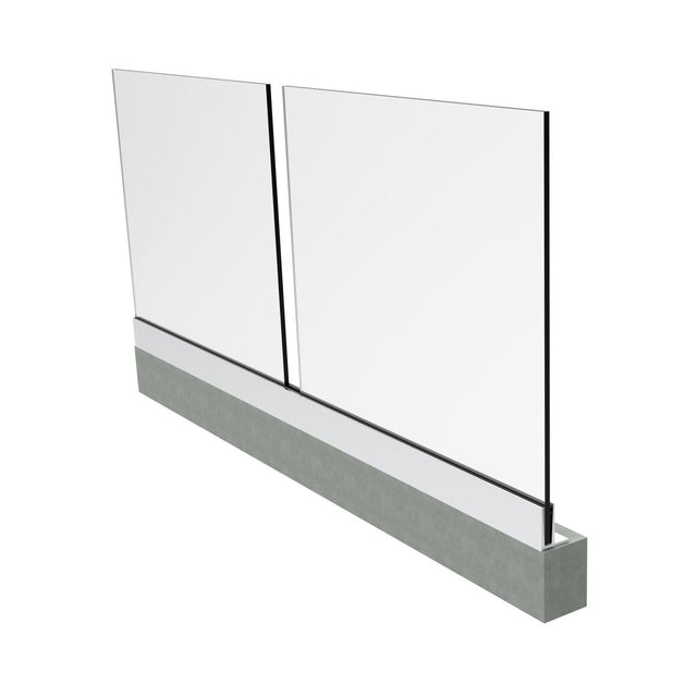 Balustrada całoszklana 2500x1000mm