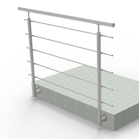 Balustrada nierdzewna, AISI304, 1500x1000mm, BR