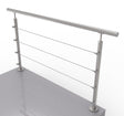 Balustrada nierdzewna AISI304, D42,4/4xd5/H900/L15