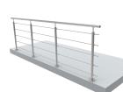 Balustrady nierdzewne