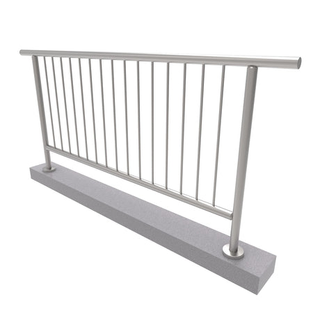 Balustrada nierdzewna pionowa VR AISI304, D42,4/d1