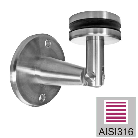 Mocownie daszku szklanego do ściany