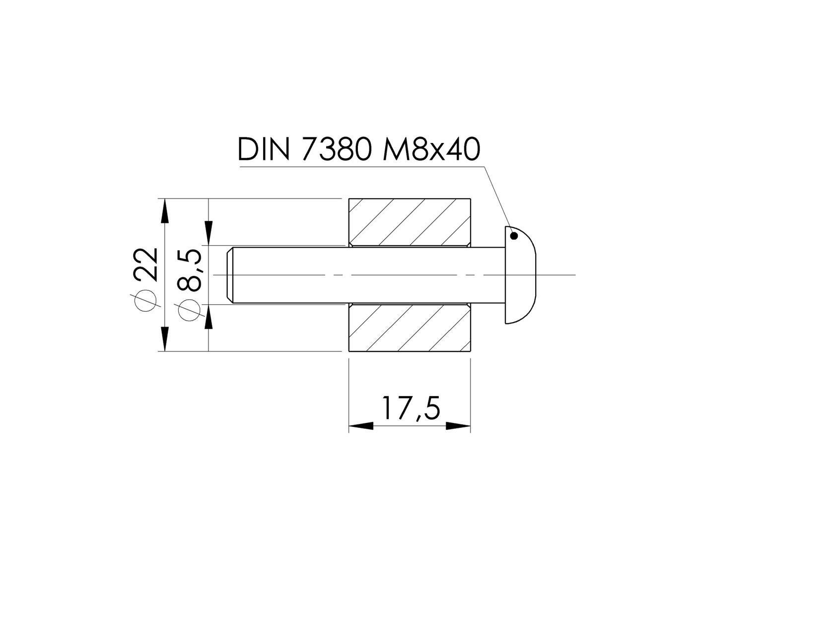 Element kontrujący linki