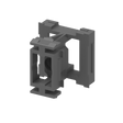 Złączka Click-lock do systemu fasadowego z lamelami, 45 x 25 - 20 - Antracyt RAL 7016, 50szt.