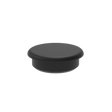Záslepka kruhová D13mm, čierna