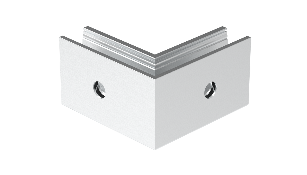 Profil balustrady szklanej Al-boczny