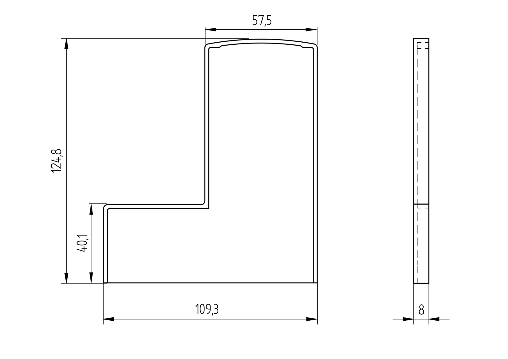 Zaślepki do Profili AL/0006-ECO-S-E