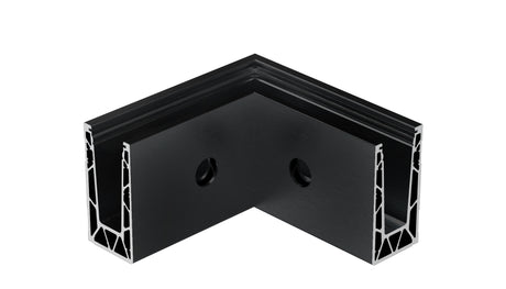 Profil balustrady szklanej Al-boczny