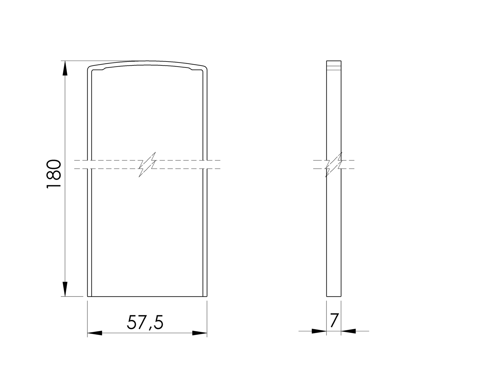 Zaślepki do Profili AL/0004-ECO-S-E do schodów