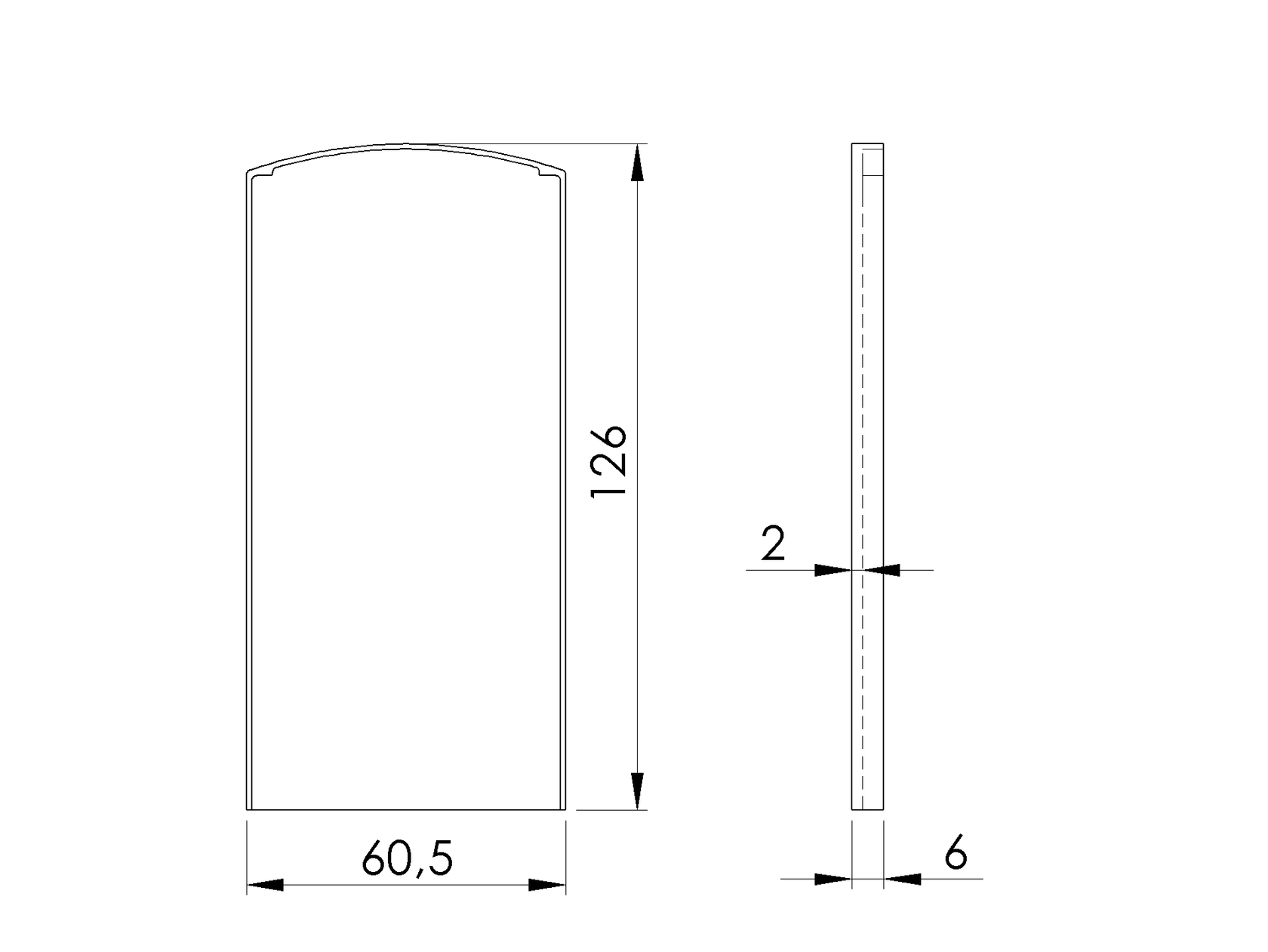 Zaślepki do Profili AL/0004-LIGHT-S-E
