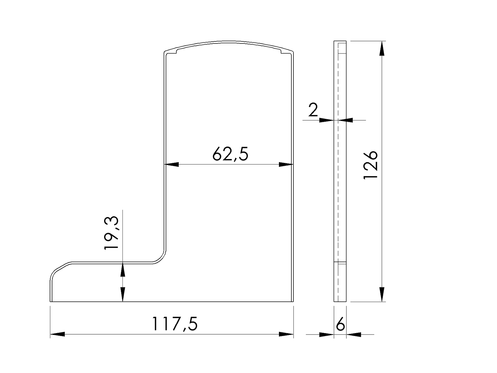Zaślepki do Profili AL/0006-UNO-S-E