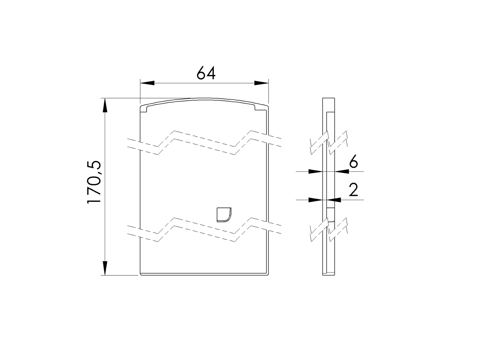 Zaślepki do Profili AL/0011-LIGHT-N-E